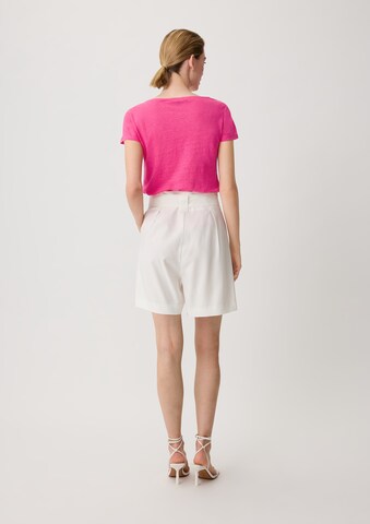 T-shirt COMMA en rose : derrière