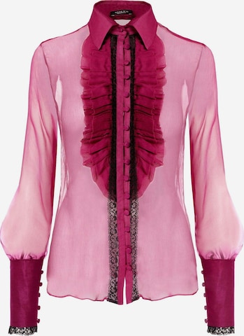 AVENUE N°29 Blouse in Roze: voorkant