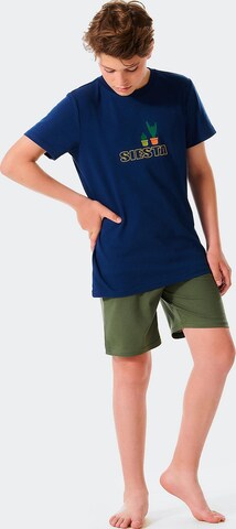 SCHIESSER Pajamas 'Original Classics' in Blue