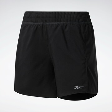 Reebok Regular Sportshorts in Schwarz