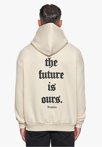 Dropsize Sweatshirt 'Future Is Ours' in Beige