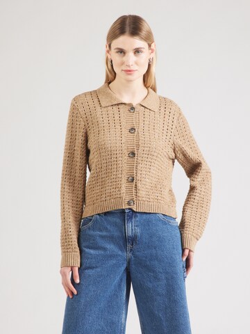 Cardigan 'Saga' Esmé Studios en marron : devant