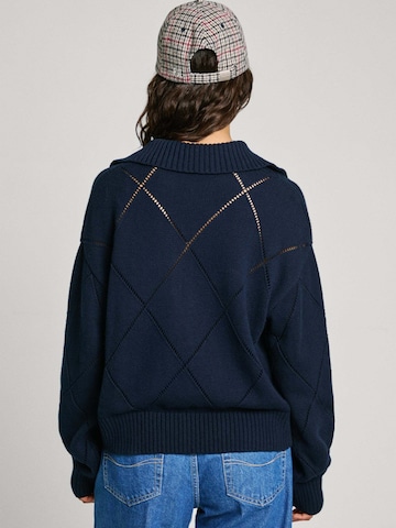 Pepe Jeans Trui ' IDRIS POLO ' in Blauw