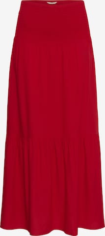Cream Skirt 'CRTiah' in Red: front