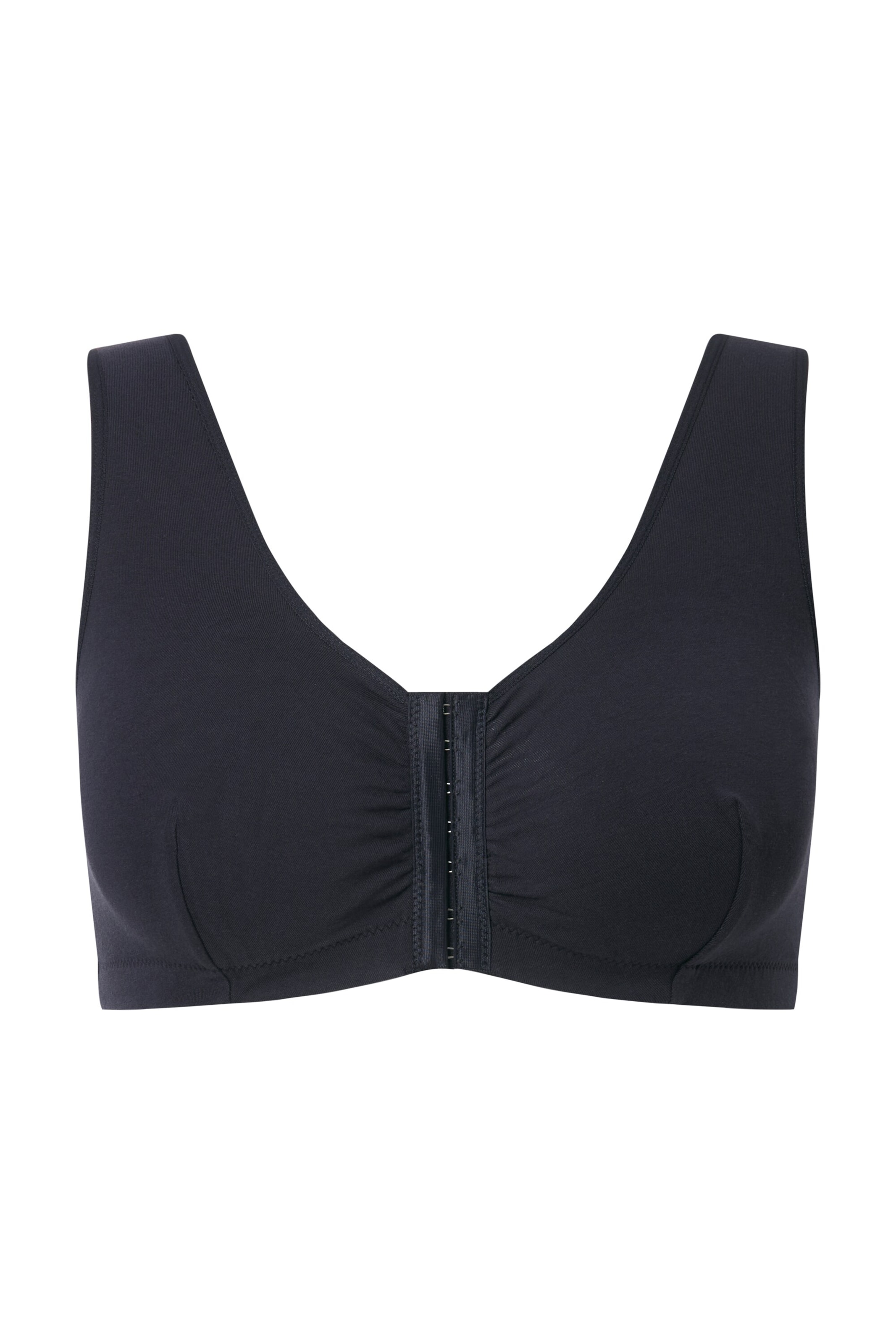 Ulla Popken Bustier BH in Zwart: voorkant