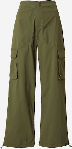 Loosefit Pantalon cargo 'Sanzan' ELLESSE en vert : devant