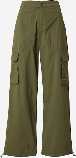 ELLESSE Pantalon cargo 'Sanzan' en olive / orange / rouge vif / noir, Vue avec produit