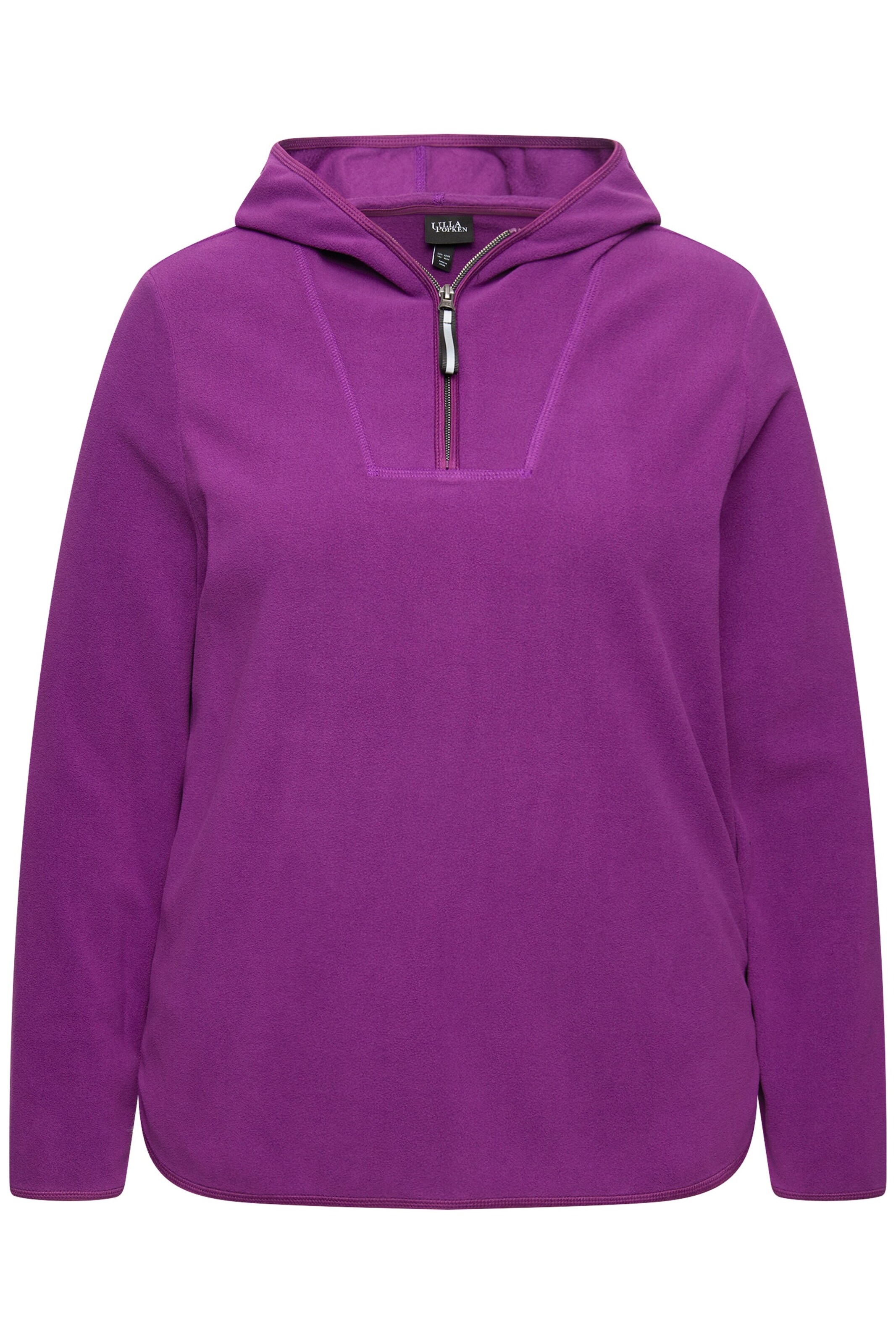 Sweat-shirt Ulla Popken en rose : devant