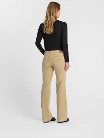Le Temps Des Cerises Wide leg Broek 'AREVEL' in Beige