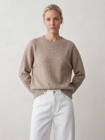ARMIE Knitted Top 'Kylie' in Beige: front