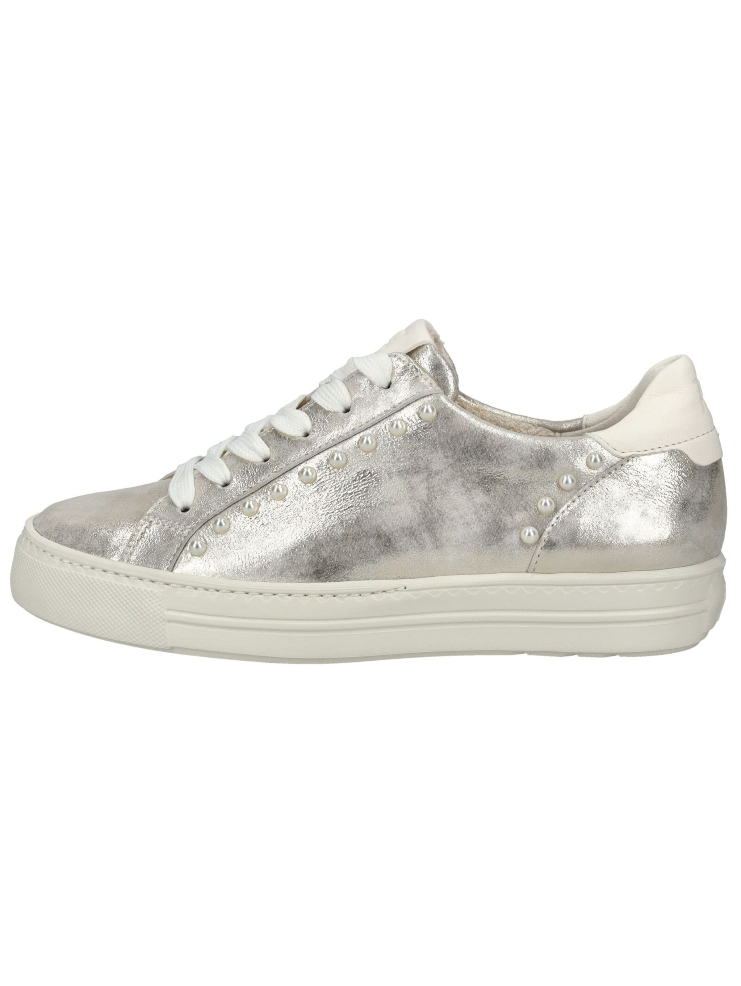 Paul Green Sneakers laag in Zilver