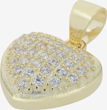 Akzent Pendant '"Darya" Damen - Herzanhänger Silber 925 - rhodiniert' in Gold: front