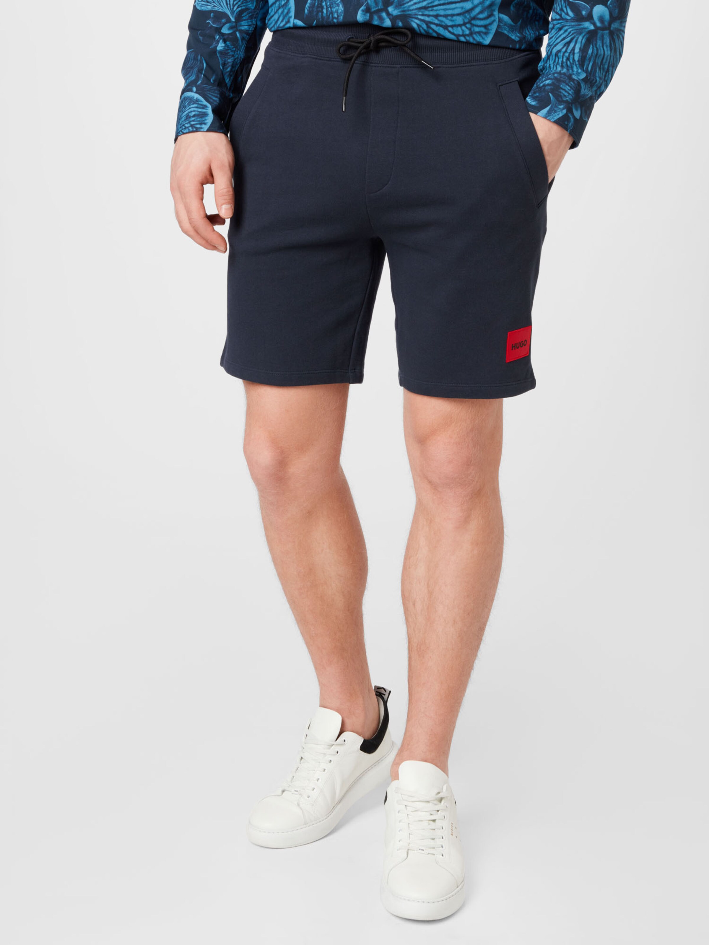 Männer Hosen HUGO Shorts 'Diz' in Marine - VE57608
