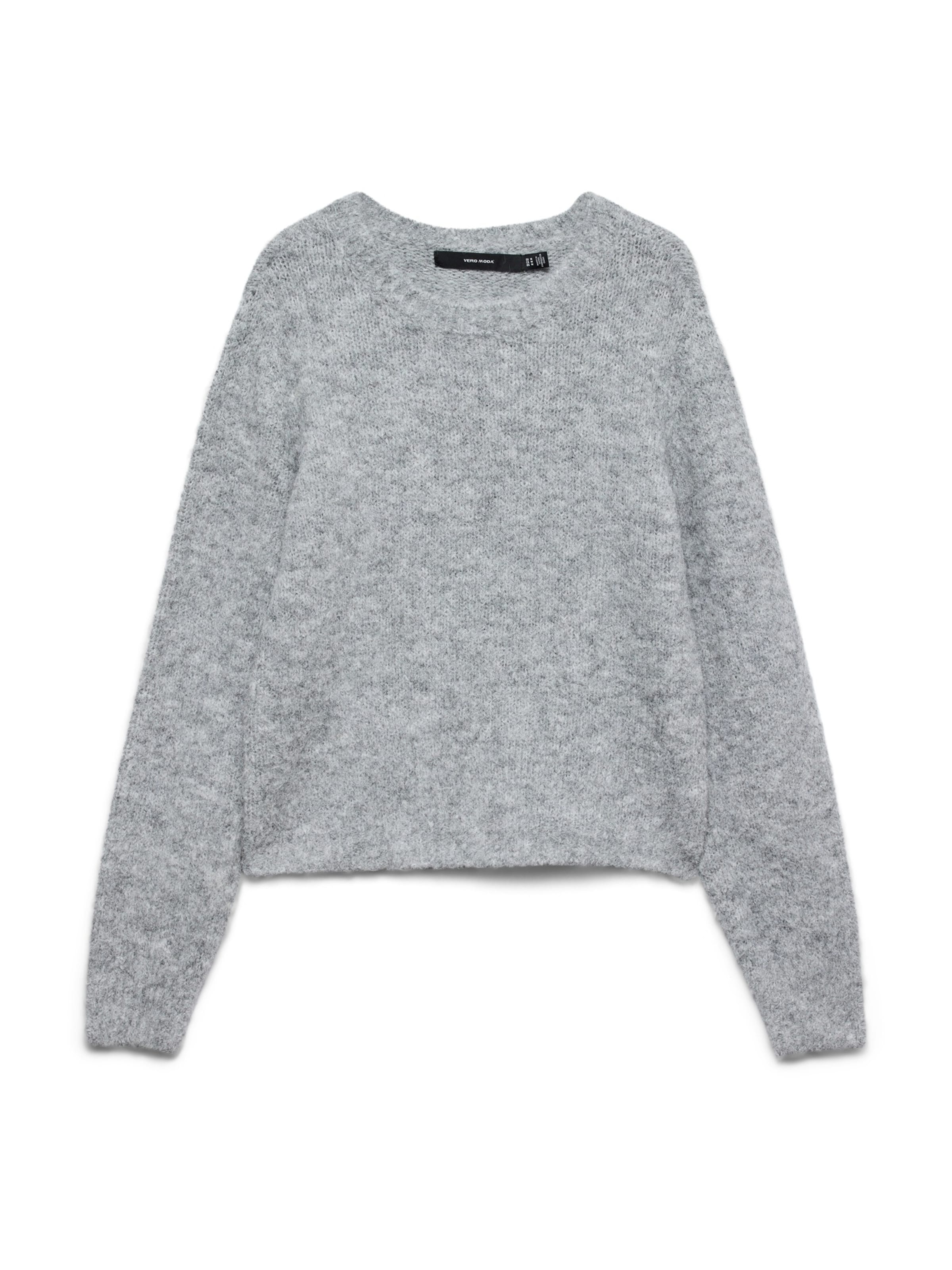 Vero Moda Curve Pulover 'VMCNOVAH' v velikosti XL-XXL  | siva barva, Prikaz izdelka