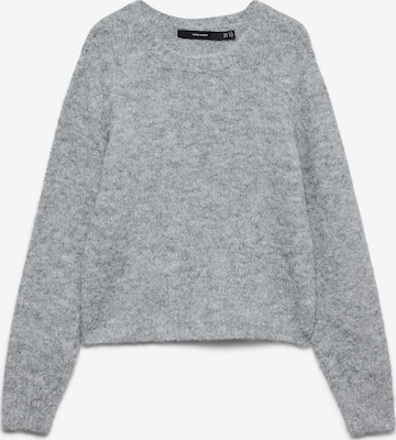 Vero Moda Curve Pulover 'VMCNOVAH' | siva barva: sprednja stran