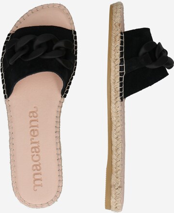 MACARENA Mules 'Playa' in Black