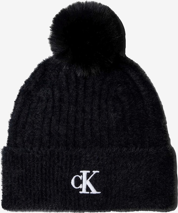 Căciulă de la Calvin Klein pe negru: față