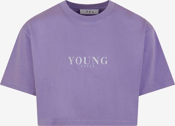 Young Poets Shirt 'Carly' in Lila: voorkant