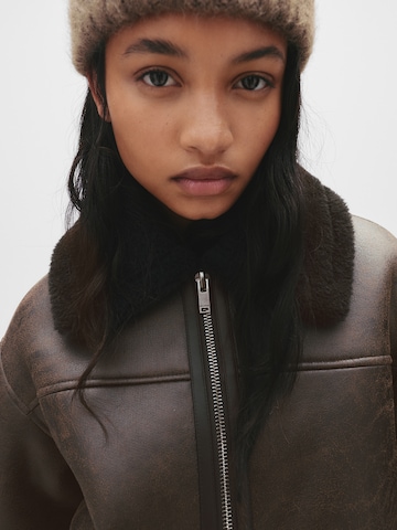 Pull&Bear Between-season jacket in Brown