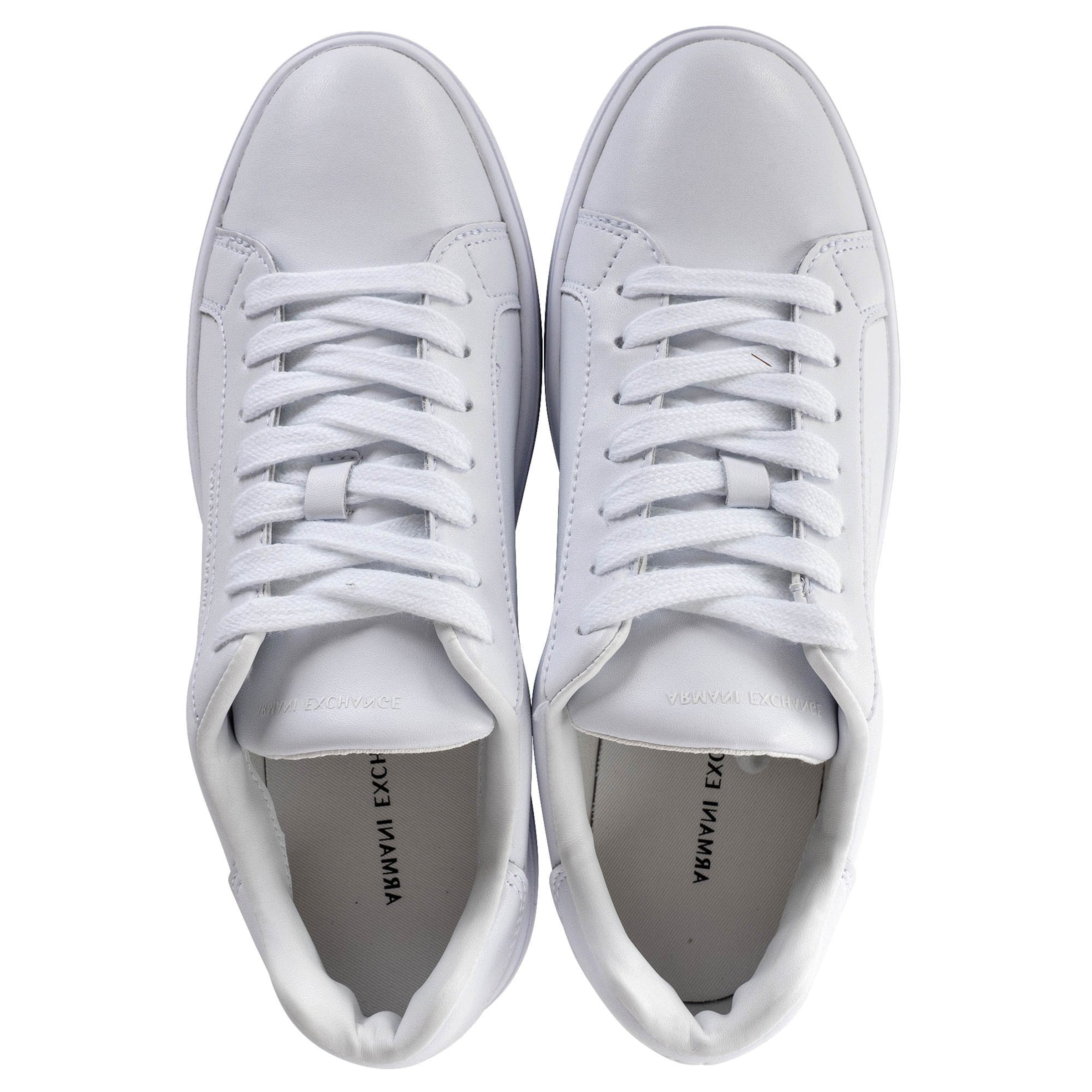 ARMANI EXCHANGE Sneakers laag 'LONDON ACTION' in Wit