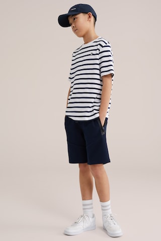 WE Fashion - regular Pantalón en azul
