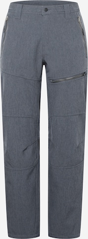 ICEPEAK Regular Outdoor Pants 'AHLEN' in Grey: front