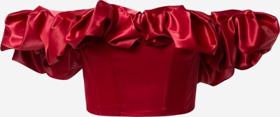 CLUB L LONDON Top in blutrot, Produktansicht