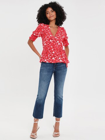 Threadbare Blouse 'Diana' in Red