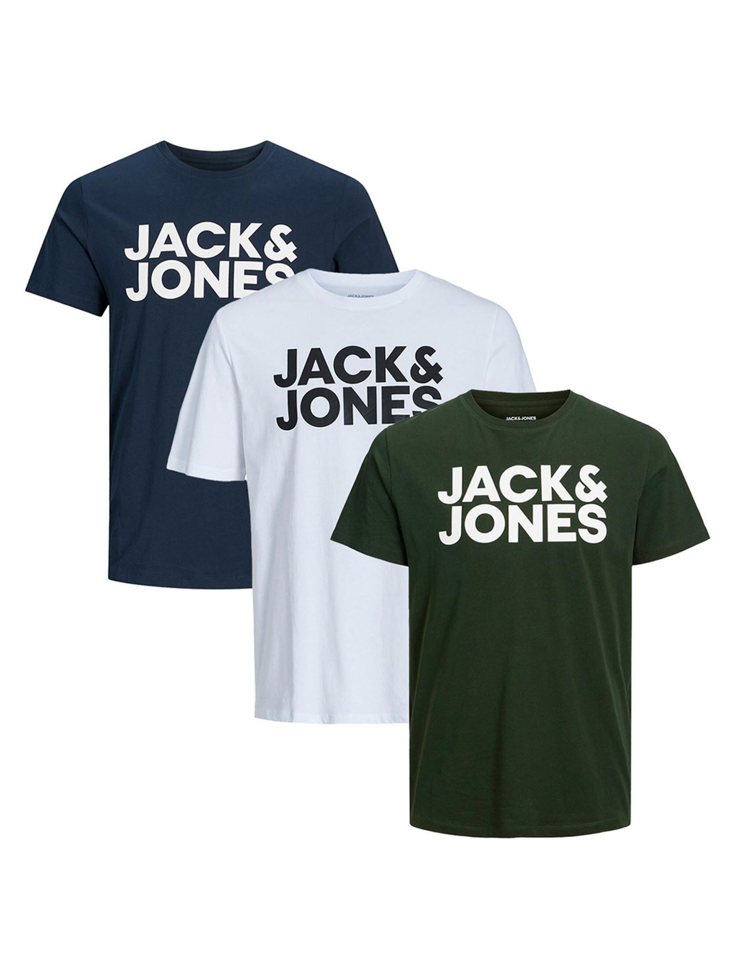 JACK & JONES Shirt 'Corp' in White: front