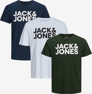 JACK & JONES Shirt 'Corp' in Weiß: Vorderseite