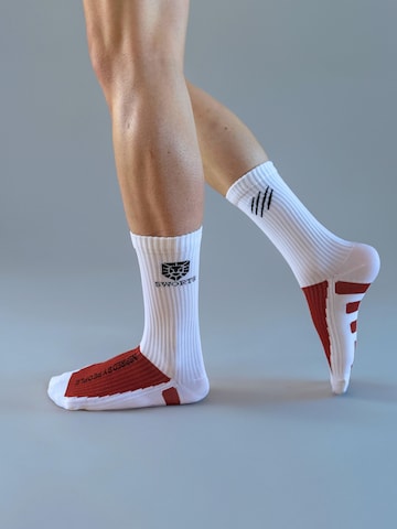 SWORTS Sportsocken 'PAW'‌‌‌‌‌‌‌‌‌ in Weiß
