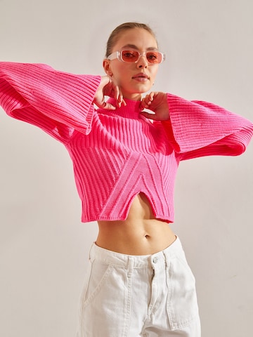 Pullover di Bianco Lucci in rosa