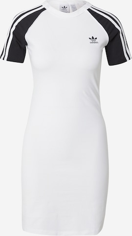 ADIDAS ORIGINALS Šaty – bílá: přední strana