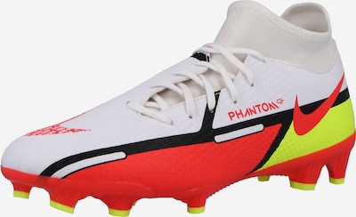 Ghete de fotbal 'Phantom GT2 Academy' NIKE pe galben neon / roșu deschis / negru / alb, Vizualizare produs