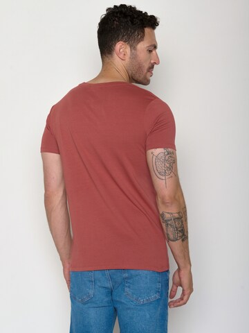 GREENBOMB T-Shirt 'Guide' in Rot