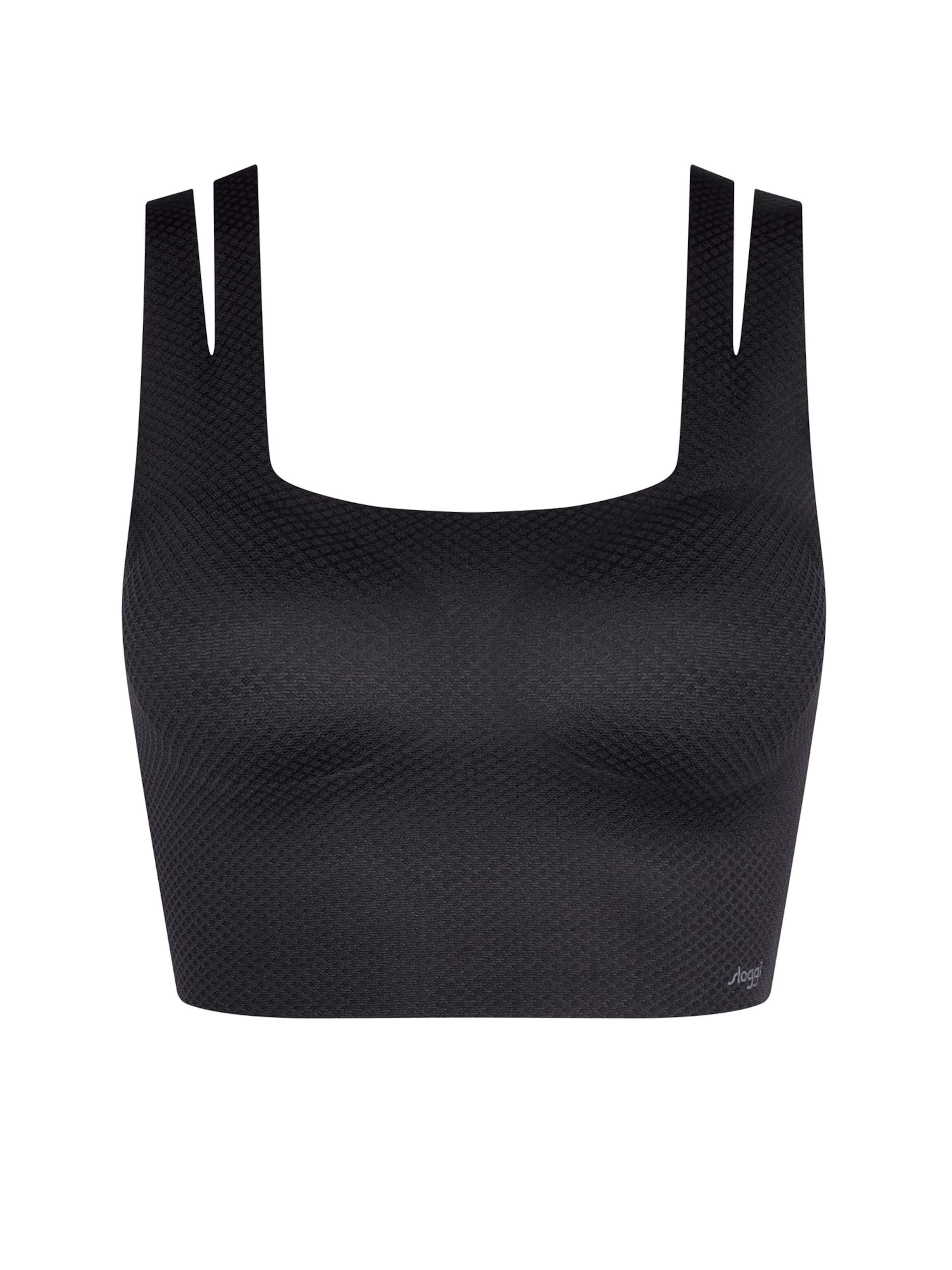 SLOGGI Bustier ' ZERO Feel Flow Top ' in schwarz, Produktansicht