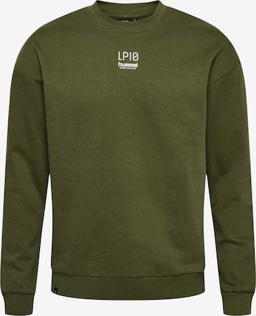 Hummel Sportsweatshirt 'LP10' in Grün: predná strana