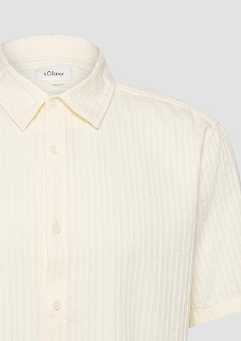 Coupe regular Chemise s.Oliver en beige