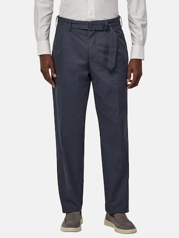 Slimfit Pantaloni con piega frontale di Boggi Milano in grigio: frontale