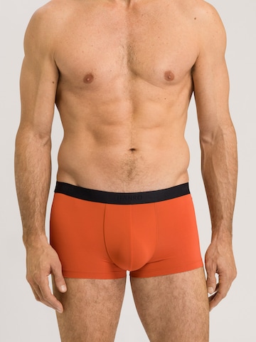 Hanro Boxer shorts ' Micro Touch ' in Orange: front