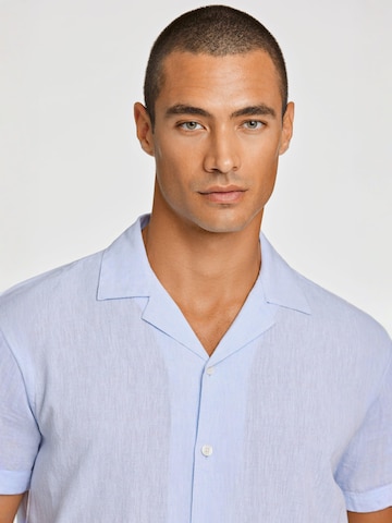 Lindbergh Regular fit Button Up Shirt in Blue