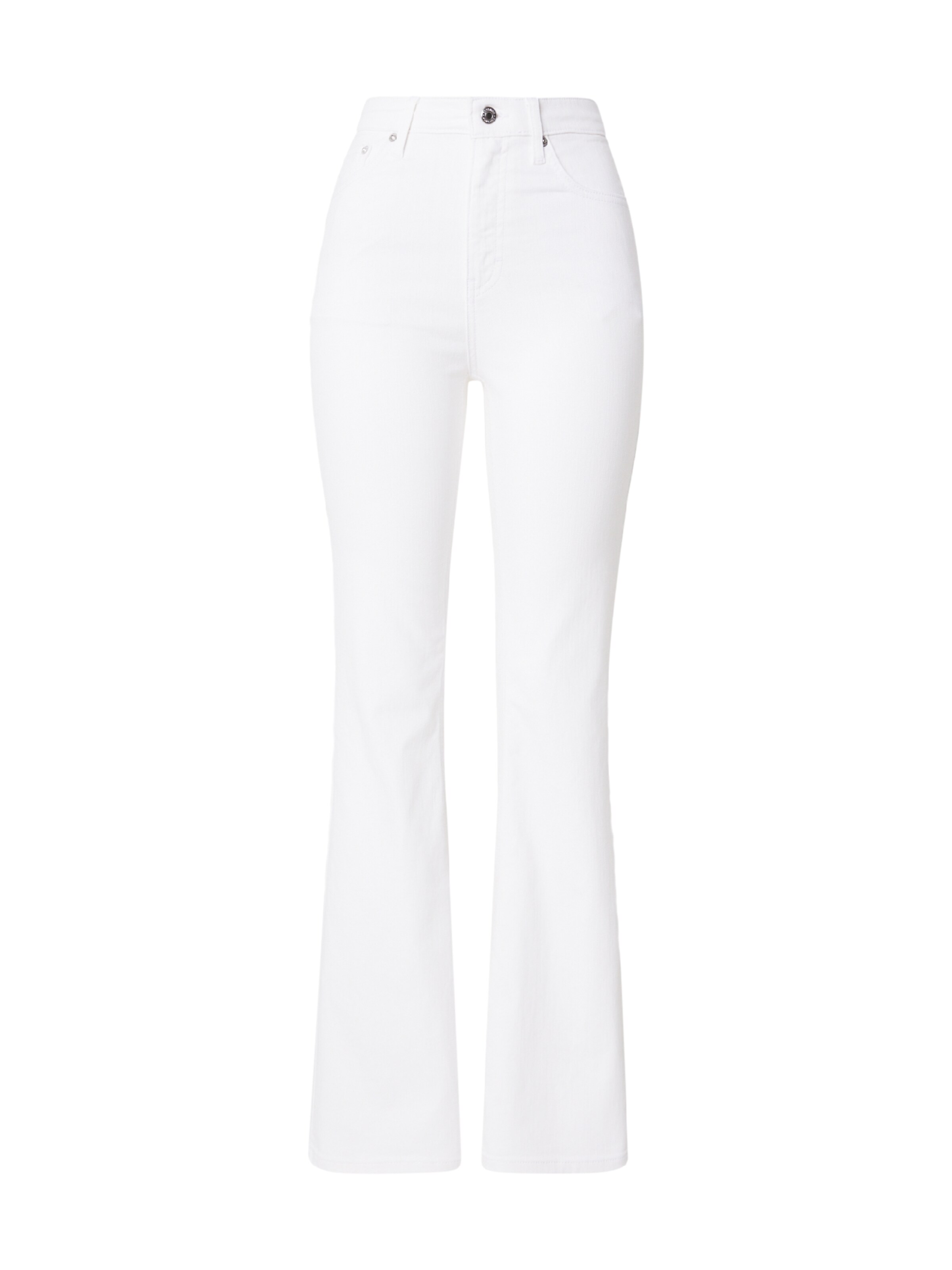 TOPSHOP Jean 'JAMIE' en blanc denim, Vue avec produit