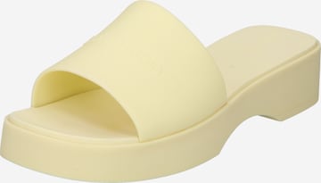 Calvin Klein Mules in Yellow: front
