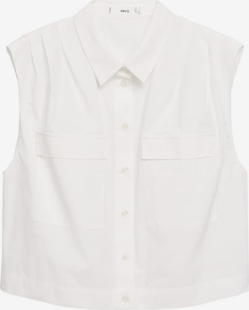 MANGO Bluse 'RITA' i hvit: forside