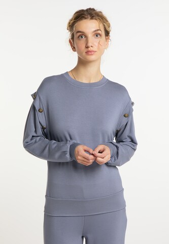 Sweat-shirt DreiMaster Vintage en gris : devant