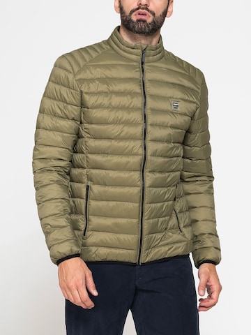 Carrera Jeans Outdoorjacke 'Upright-Collar'‌‌‌‌‌ in Grün