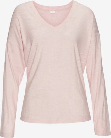 s.Oliver Schlafshirt in Pink: Vorderseite