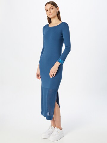 ARMANI EXCHANGE Kleid in Blau: predná strana