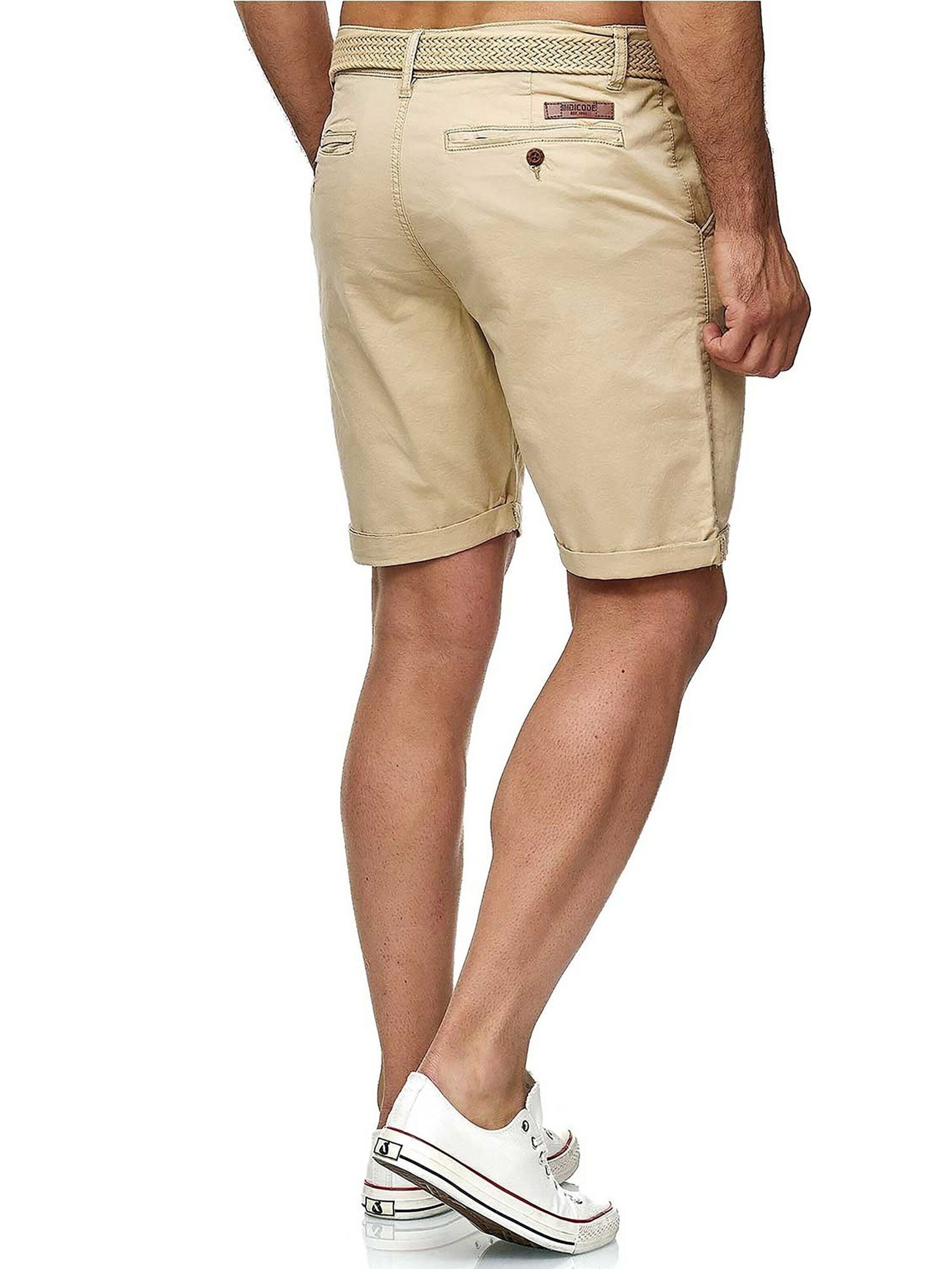 INDICODE Regular Pants 'Indicode Conor' in Beige