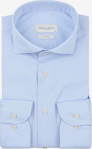 Profuomo Hemd in Blau: Vorderseite